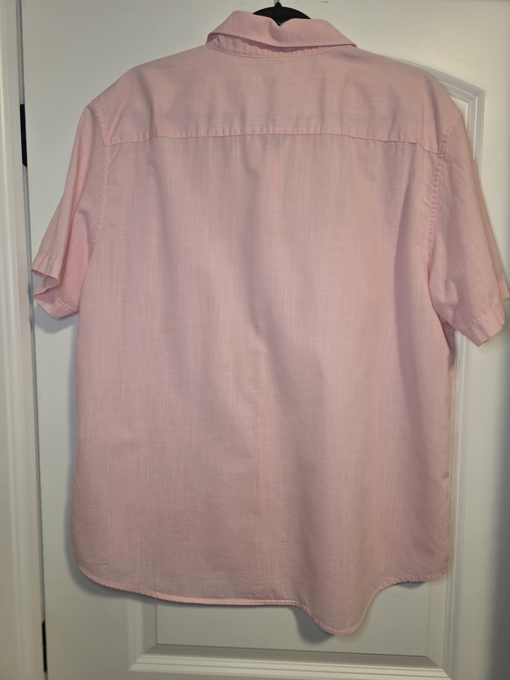 Calvin Klein Light Pink Short-Sleeve Button-Down Shirt - Picture 5 of 5